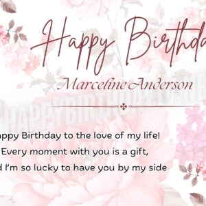 Floral Style Birthday Card BC0003